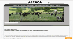 Desktop Screenshot of incaalpaca.co.uk